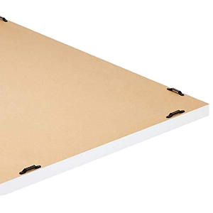 Nhà máy trực tiếp hình chữ nhật 24x36 gỗ trắng đóng khung nhà lối vào Wall Mount gương - Product Image 4