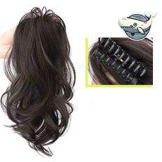 Alto volumen Wet Curling Wave Waver Moda Wet Hair Bridge Parm Cola de caballo Trenzado Extensiones de cabello Cabello humano Volumen húmedo - Product Image 1