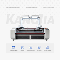 Machine de découpe laser CO2 1810 avec grande caméra CCD pour positionnement visuel, alimentation automatique et correction automatique des déviations