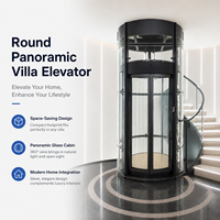 Yüksek Kaliteli Modern 2-4 Katlı İç ve Dış Mekan Elektrikli Asansör, Villalar ve Küçük Evler İçin Hidrolik Asansör