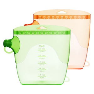 <span class=keywords><strong>Sac</strong></span> de stockage du <span class=keywords><strong>lait</strong></span> <span class=keywords><strong>maternel</strong></span> en silicone Sacs de <span class=keywords><strong>congélation</strong></span> de stockage d'aliments pour bébés réutilisables et frais pour l'allaitement - Product Image 4