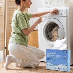 Umwelt freundliche hypo allergene Waschmittel blätter Null Kunststoff Biologisch abbaubare Inhaltsstoffe Kein Phosphor Einweg papier Bulk - Product Image 3