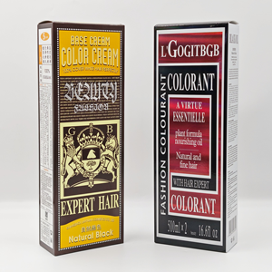 L'GOGITBGB Colorante per Capelli Africano di Alta Qualità, Crema Colorante Naturale Nera 500ml*2 per Barbieri - Product Image 2