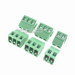 <span class=keywords><strong>KF128</strong></span> 3.81Mm 5.0Mm 5.08MM Khối Thiết Bị Đầu Cuối Có Thể Nối Màu Xanh Lá Cây 2P 3P - Product Image 6