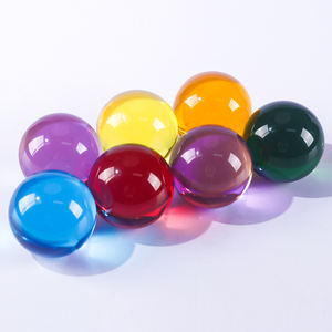 Transparenter farbiger Acryl-Kontakt-Jonglierball ist für Single-Ball-Fähigkeiten und Bühnen performance geeignet - Product Image 6