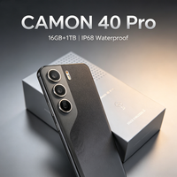 TECHNO CAMON 40 PRO 5G 12GB+256GB Mémoire Écran 6,8 Pouces Original 5G