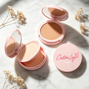 Custom <strong>Compact</strong> Powder <strong>Makeup</strong> Products Waterproof Long Lasting Full Coverage Matte Pressed Powder Setting Powder for Dark Skin - Product Image 5