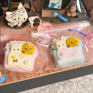 Juguete Blandito de TPR con Diseño de Cachorro de Dibujos Animados de 10 cm, Nuevo y en Oferta, para Aliviar el Estrés, Regalo para Niños y Adultos - Product Image 2
