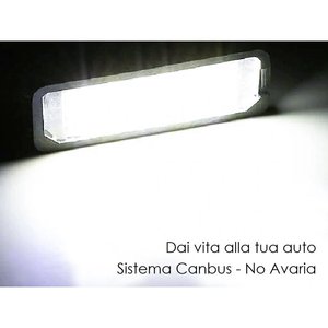 Kit luce targa a LED per VW Golf 4 5 6 EOS 06 New Beetle 06 Passat CC 2009 Polo 2000 Phaeton 2002 Porsche Macan CC 2009
