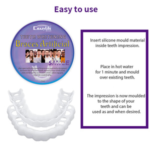 Facettes Dentaires Blanchissantes, Prothèses Dentaires Temporaires, Appareils Orthodontiques, Couvre-<span class=keywords><strong>Dents</strong></span> Faux Sourire - Product Image 5