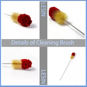 Convenient Household Hand Colorful Plastic Bottle Cleaning Brush