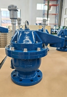 Vanne de purge rapide en fonte ductile DN80 PN16 avec flotteur en acier inoxydable 304 et joint d'étanchéité NBR