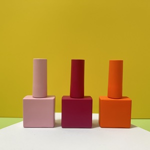 Hot bán 10ml Rỗng vuông UV Gel thủy tinh sơn móng tay chai với Phù hợp với màu sắc cap và bàn chải - Product Image 6