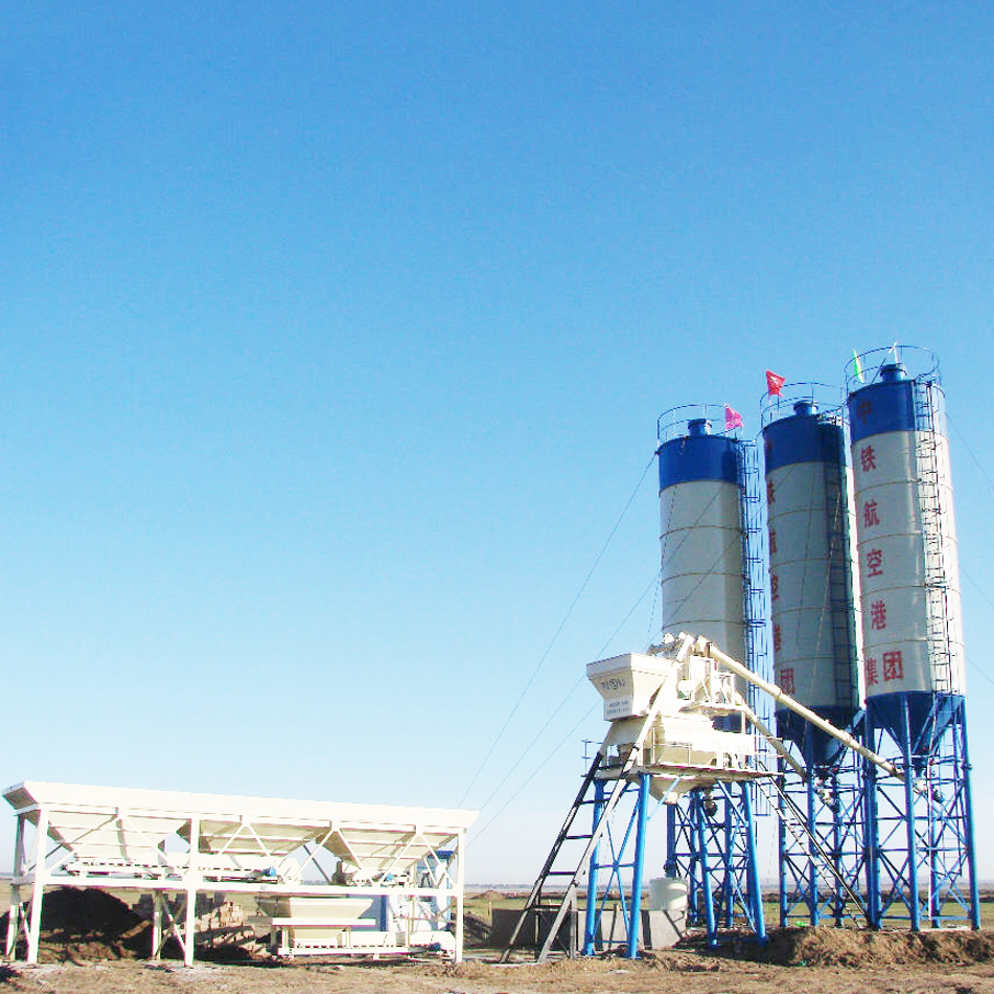 Fabriek Op Maat 75m 3/H Hzs 75 Tot 180 M3 Beton Machine Centrale Cementfabriek Betonfabriek Italië