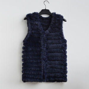 Chalecos de Piel Sintética para <span class=keywords><strong>Mujer</strong></span>, Abrigo de <span class=keywords><strong>Pelo</strong></span> de <span class=keywords><strong>Conejo</strong></span> Cálido y a la Moda, Disponible en Varios Colores, Beige, Negro, Talla Grande VT801 - Product Image 6