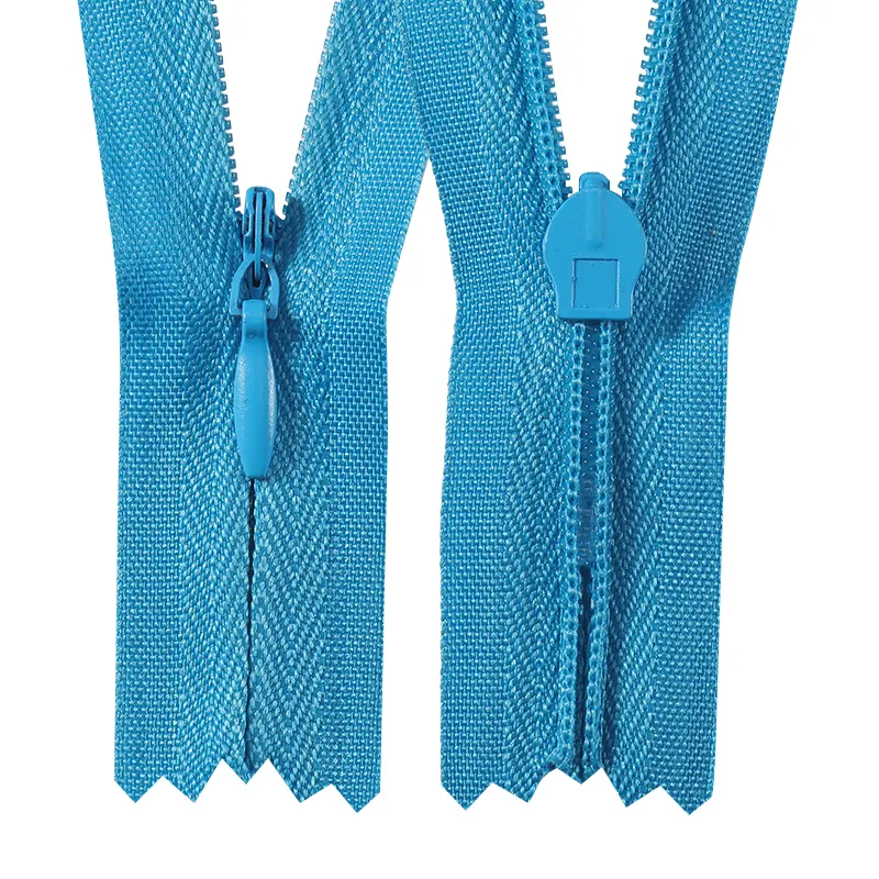 OCO Manufacturers spot invisible zippers 20-65cm wholesale zipper toy skirts used above the #3 nylon zipper