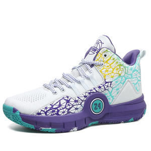 Designer High-Top Retro Red <strong>Yellow</strong> Leather <strong>Basketball</strong> <strong>Shoes</strong> for Men Women Non-Slip High Quality PU Customizable for Winter - Product Image 3