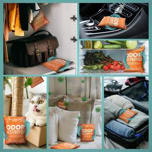 Penghilang bau karbon aktif rumah tangga, penghilang bau kuat untuk lemari, pembersih udara mobil, penghilang asap, bambu lebih baik - Product Image 4