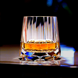 Verre à <span class=keywords><strong>whisky</strong></span> réutilisable en cristal K9 à base épaisse, coupe diamant, 200 ml, lourd, de luxe, coupé à la main, verre à <span class=keywords><strong>whisky</strong></span> à l'ancienne, sans plomb - Product Image 2