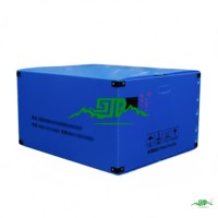 Conteneur de stockage pliable durable en PP alvéolaire, imperméable et réutilisable, pour la logistique d'entrepôt et le recyclage