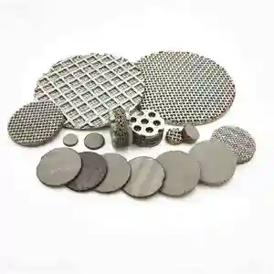 Performed /Etch /Mult Layer Sintered Wire Mesh Disc Stainless Steel Wire Mesh Metal Filter Disc