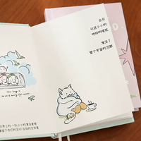 Carnet de luxe de style kawaii, papier de qualité supérieure, couleurs pastel, cadeau de mariage, anniversaire d'entreprise