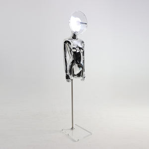 Nouveau produit demi-corps supérieur <span class=keywords><strong>Sexy</strong></span> fibre de verre torse féminin Projection holographique Orso buste Mannequin féminin - Product Image 5