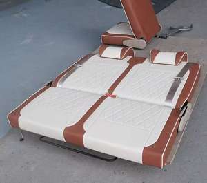 Sièges de voiture multifonctionnels ultra-minces transformables en lit, pivotants, pour modification de MPV, camping-car, fourgonnette, siège-lit pliable - Product Image 2