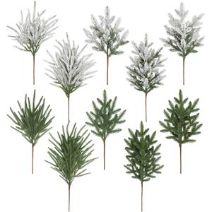 Ramas <span class=keywords><strong>de</strong></span> Pino Artificiales con Flores <span class=keywords><strong>de</strong></span> Fokker, Agujas y Hojas <span class=keywords><strong>de</strong></span> Pino para Arreglos Florales Navideños, Accesorios Decorativos - Product Image 2