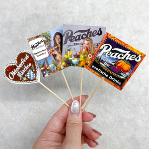 Palillos de Dientes con Forma Personalizada para Comida, Mini Banderas para Bar, Cócteles, Hamburguesas, Sándwiches, Pasteles, para Restaurante - Product Image 2
