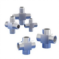 Tuyau flexible mâle-femelle NPT BSPT BSPP à tête hexagonale usinée CNC, haute pression 10000 PSI, 304 316SS, longueur 45 mm, garantie 3 ans
