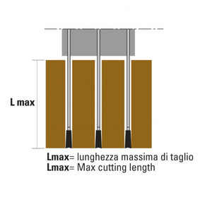 KLEIN HW lama sega circolare Multi-lama D = 350 B/C = 3.5/2.5 Z HSS materiale 24 + 2 + 4 denti 75 + Ch (21x91) L Max 105 modello FH350.02475 - Product Image 4