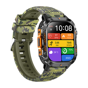 Reloj Inteligente GPS HT36 con Pantalla HD de <span class=keywords><strong>2</strong></span>.01'', Resistente al Agua IP68, con Altímetro, Barómetro, Batería de 540 mAh, Llamadas, Linterna, Unisex - Product Image 2