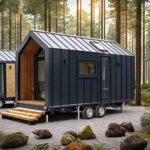 Casa Móvil Pequeña de Construcción Rápida sobre Ruedas, Casa Rodante de Acero Ligero de 20 pies/40 pies, Color Personalizado, Uso como Oficina - Product Image 5
