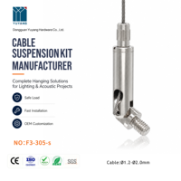 Pince à câble réglable avec joint pivotant et écrou de sécurité pour suspension d'éclairage – Fournisseur OEM/ODM