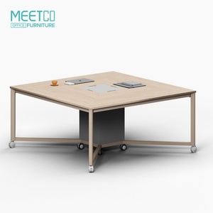 Modern 6 Seater Office <b>Work</b> Station Staff <b>Table</b> Office Desk Modular Office Cubicle Workstation Desk - Product Image 4
