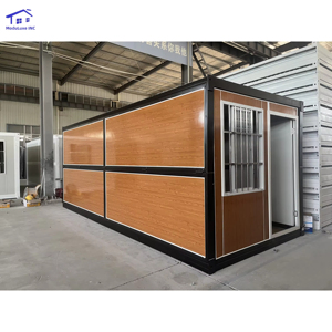 Casa Contenedor Prefabricada de Diseño Moderno, Estructura de Acero, Plegable, Edificios Prefabricados, Cabaña para Parques - Product Image 1