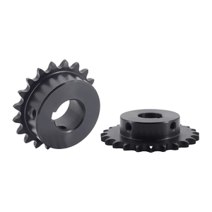 Pignon en acier noir de 45 dents, motif chevrons, 4:5:6:1 pouce, trou fini, rainure pour clavette, 08B10A12A16A, fabrication de précision standard, chaîne d'<span class=keywords><strong>engrenage</strong></span> - Product Image 3
