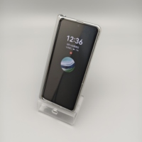 Support de téléphone portable en acrylique transparent, support de téléphone portable transparent pour vitrine de magasin de détail