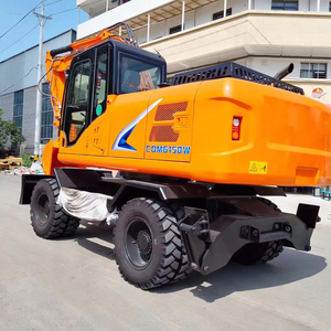 Excavadora de Ruedas de Alta Calidad, Tipo Caminante, con Cucharón de 0.5 m³, Lista de Precios, 13.5 Toneladas, CDM6150W - Product Image 1