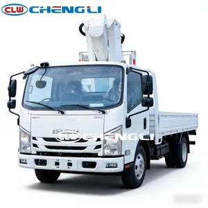 รถบรรทุกติดตั้งกระเช้าไฮดรอลิกแบบตรงยี่ห้ออีซูซุ ขนาด 24 เมตร - Product Image 6