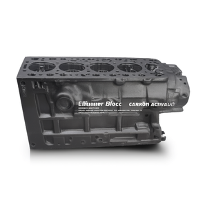Cylinder Block 3672259 Cast <b>Iron</b> For Construction Loader Engine Part - Product Image 1