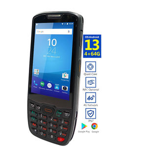 Terminal portable Android PDA robuste avec caméra et scanner de codes à barres entrepôt collecteur de données d'inventaire Terminal portable - Product Image 1