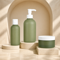 Bouteilles de shampoing personnalisées en usine, 250 ml, en PET écologique, blanches, avec bouchon à vis et grande pompe, pour savon liquide et détergent