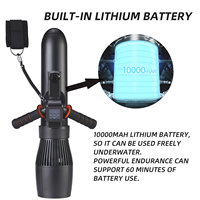 Propulseur sous-marin 500W 10000mAh avec moteur DC et batterie intégrée, autonomie de 90 minutes pour planche à pagaie SUP et scooter de plongée