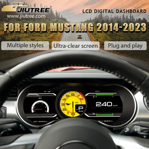 แผงหน้าปัดดิจิตอล LCD JIUTREE สำหรับ Ford Mustang 2014-2023 หน้าจอแสดงความเร็วแบบดิจิตอล ชุดหน้าปัดเสมือนจริง - Product Image 6