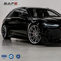 Nuevas Llantas de Aluminio Forjado Personalizadas Cóncavas Profundas Plateadas Seguras de 19-24 Pulgadas 5x110/112/114.3/120 para Audi RS5/A4/A5/S4/S5/RS6