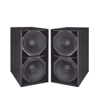 Subwoofer passif professionnel MORIN 1000W 18 pouces à double bobine vocale avec caisson en MDF pour un son super grave