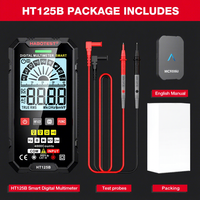HABOTEST HT125A/B Multimeter Digital Layar Besar Otomatis Penuh Anti-Bakar Multifungsi T-RMS Tombol