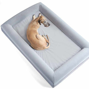 Venta al por mayor cómodo sofá cama ortopédico de espuma para perros tamaño XL para perros grandes gatos fabricado tela con patrón de animales Cuddle <span class=keywords><strong>Sleep</strong></span> - Product Image 4